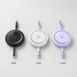 100W Retractable USB-C Fast Charging Cable